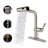 CASAINC Single Handle Pull Out Kitchen Faucet with Three-function Mode Sprayer-101944113