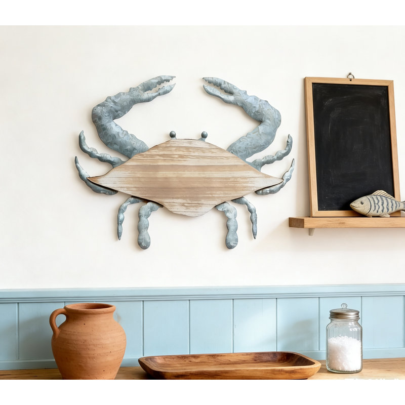 Ornement suspendu Rustic Farmhouse Ocean, crabe