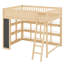 Lit mezzanine avec éclairage DEL, tableau noir et étagères à livres pour chambres créatives-1967883177-1967883180
