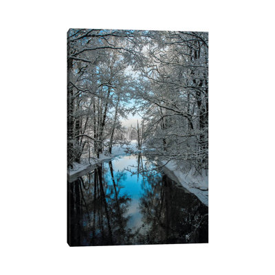 Winterday 1 Piece Wrapped Canvas Wall Art