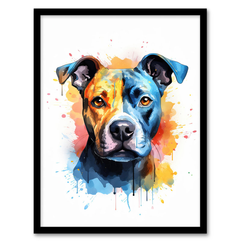 Staffordshire Bull Terrier Staffy - Single Picture Frame Print