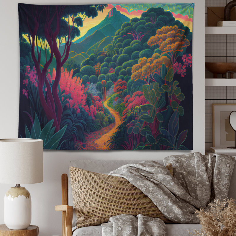 Polyester Tapestry, 32" H x 39" W