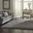 Mosman Shag Modern Solid Color Charcoal Gray Polypropylene Thick Plush Shag Area Rug-846735884