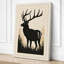 Silent Elk Scandinavian - Wrapped Canvas-2119714721-2119714748