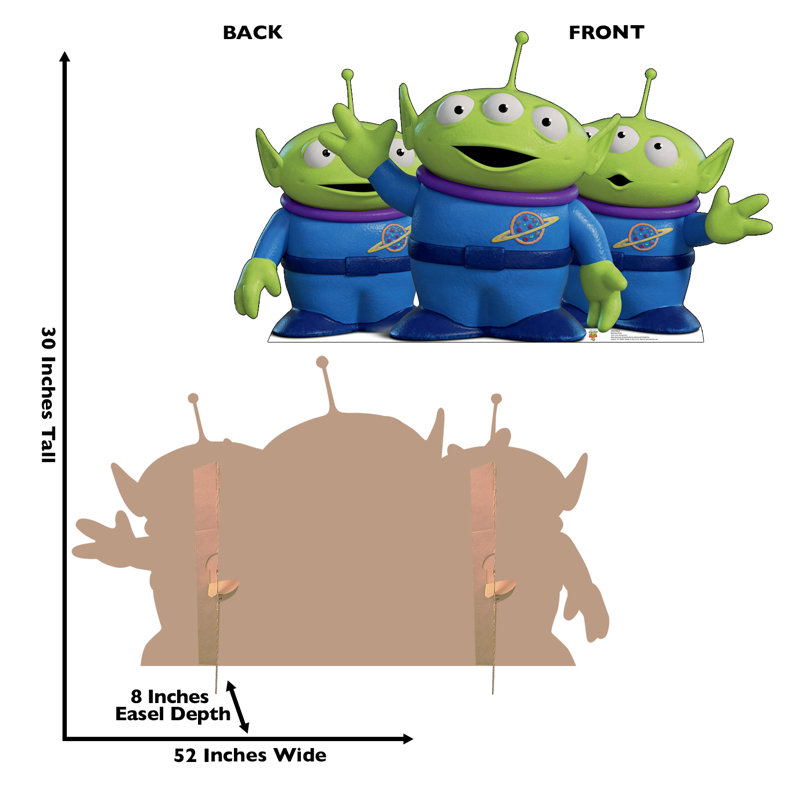 Toy Story 4 Aliens Life-Size Cardboard Standup