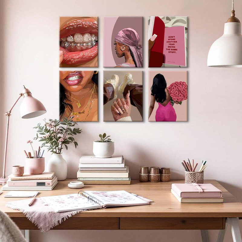6 Piece Wrapped Canvas Print