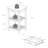 Herriott 23'' Wide Prep Table with Solid Wood Top-1183331349