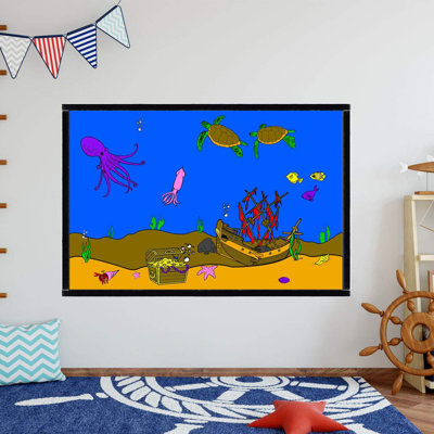 Nautical & Beach Non-Wall Damaging Whiteboard Decals