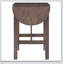 Ensemble de salle à manger extensible en bois 3 pièces avec chaises rembourrées pour des espaces compacts et une utilisation polyvalente