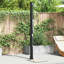 Outdoor Solar shower Black PVC and Aluminium Shower Cylindrical Heated