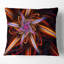 Motif fractal coloré rouge et mauve - coussin à imprimé floral-29597976-29597972