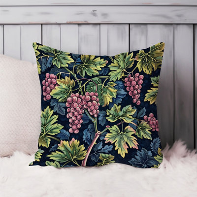 Botanical William Morris Grapes Damask III Classic