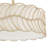 Clapp 5 Light Pendant in Almond with Ivory Linen-1432814406