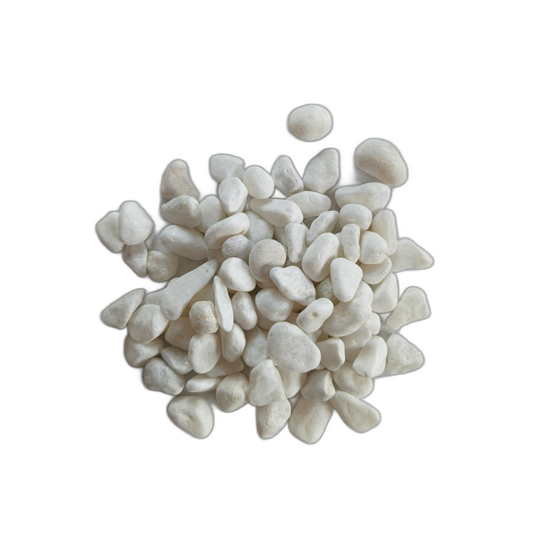 30lb 1 - 2 Inch White River Pebbles For Garden & Home Decor, Outdoor Landscaping, Garden & Yard (20 Boxes)