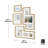 Picture Frame - Set of 4 with Mat-50350744