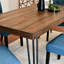 Ensemble de 6 ensembles repas: table en épingle à cheveux, 4 chaises attrayantes et ensemble de banc:-1208309559-1208309555