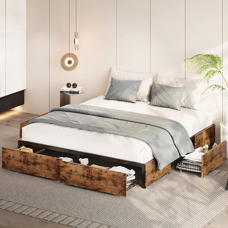Alexandriah 12" Platform Bed, King