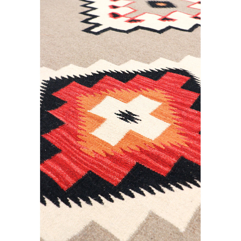 Canvello Reversible Wool Mocha Area Rug- 8'11'' X 12'1''