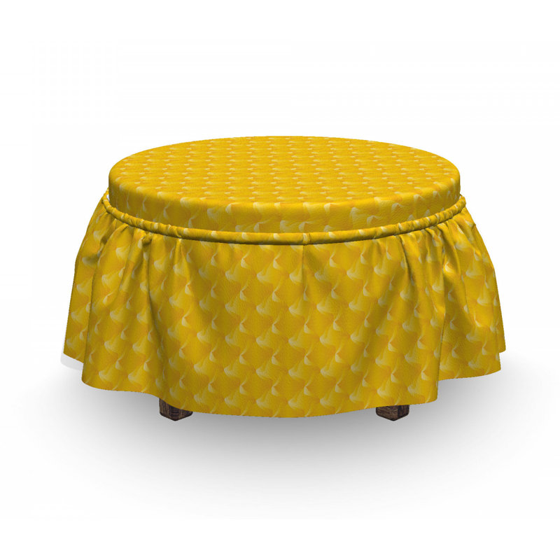 Box Cushion Ottoman Slipcover