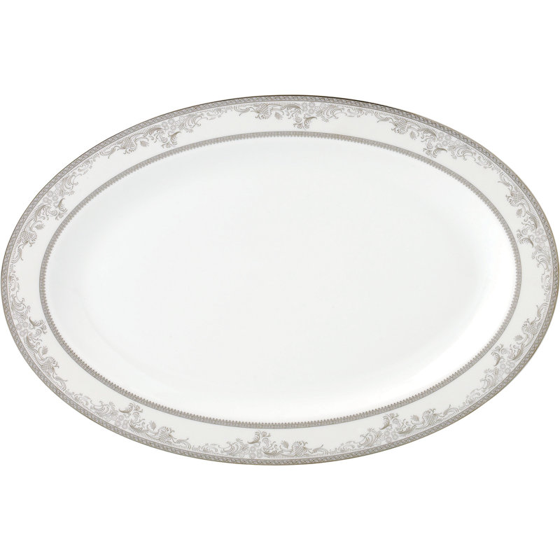 Service de vaisselle La Luna en porcelaine tendre pour huit personnes de cinquante-sept articles de Lorren Home Trends