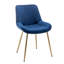 47cm H Velvet Upholstered Upholstered Back Side Chair-1402942718