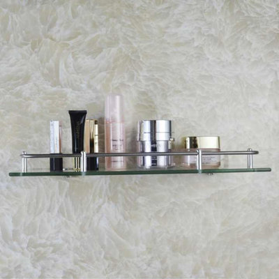 Delouise Wall Mounted Required Bathroom Shelves