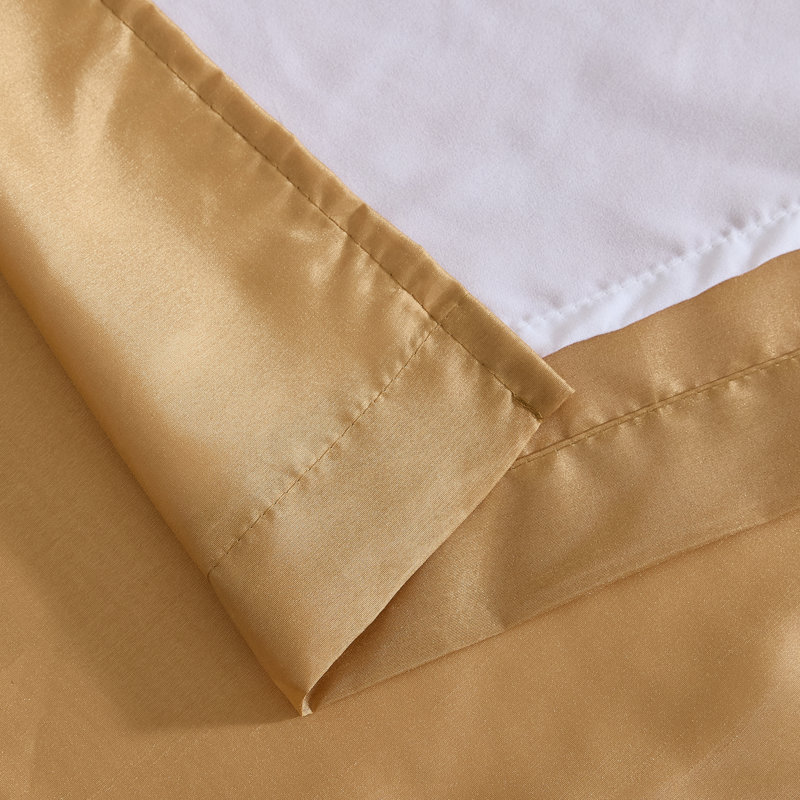 Eisenhart Semi Sheer Curtain Pair, 54" W x 84" L, Gold