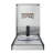 Vertical Recessed Stainless Steel Changing Station