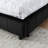 Full Size Upholstered Tufted  Bed Frame, Sofa Bed Frame With Comfortable Backrest And Armrests, Full Size Bed For Bedroom, Living Room,Velvet, Black(80.5''*59''*30.5'')-874743920