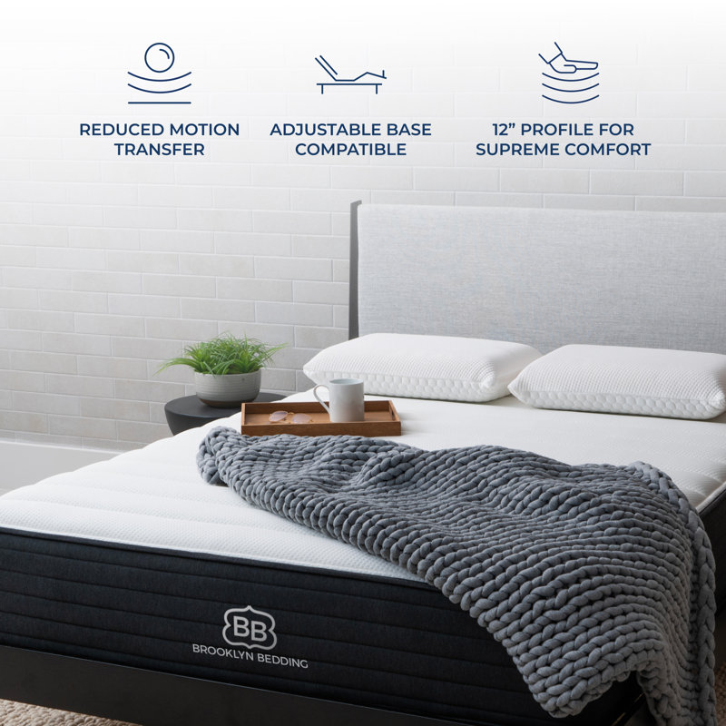 Twin 12" Gel Memory Foam Hybrid Mattress