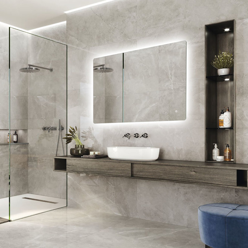 Rectangle LED Wall Mirror AVENUE 36"