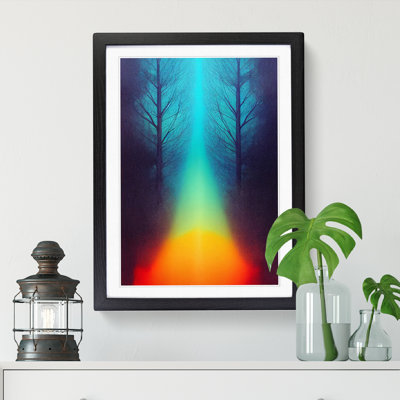 Tree Mixed Media - Single Picture Frame Print