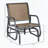 Set of 2 Metal Frame Porch Glider Chairs with Breathable Mesh Fabric-514441428