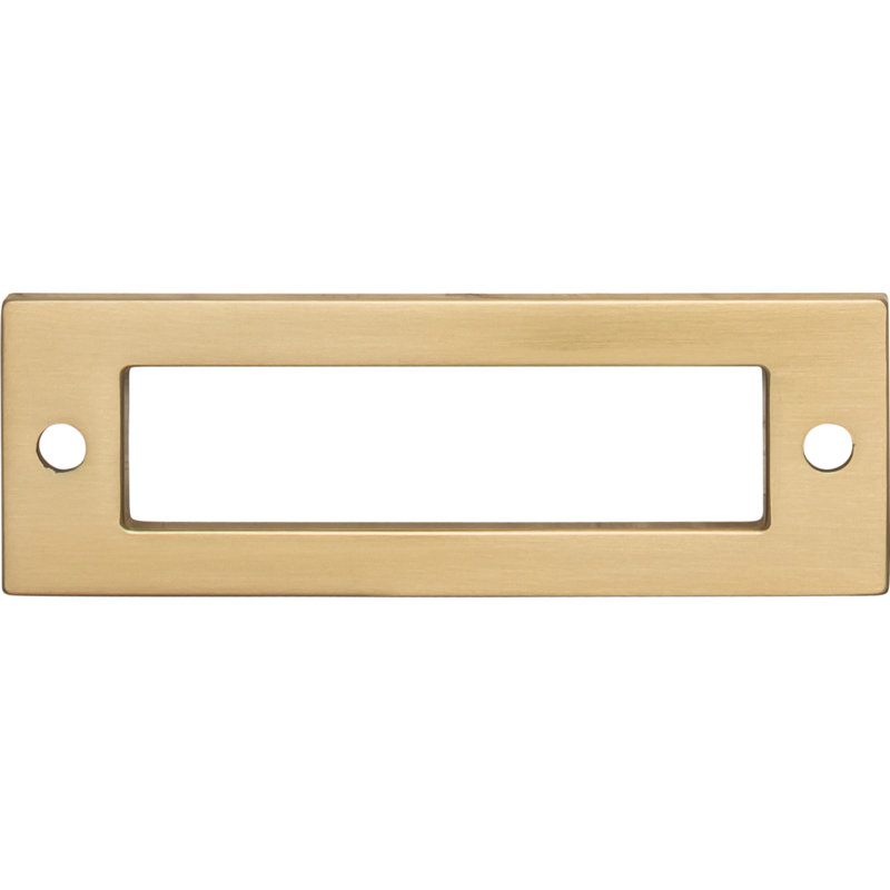 Hollin  Backplate, 1.19" H x 3.5" W x 0.13" D, Honey Bronze