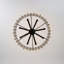 Lustre floral rond en verre à 8 lumières-134827560