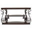 Console à 2 tablettes Gretta Merlot
