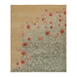 Rug & Kilim’S Distressed Transitional Rug In Polychromatic Floral Patterns