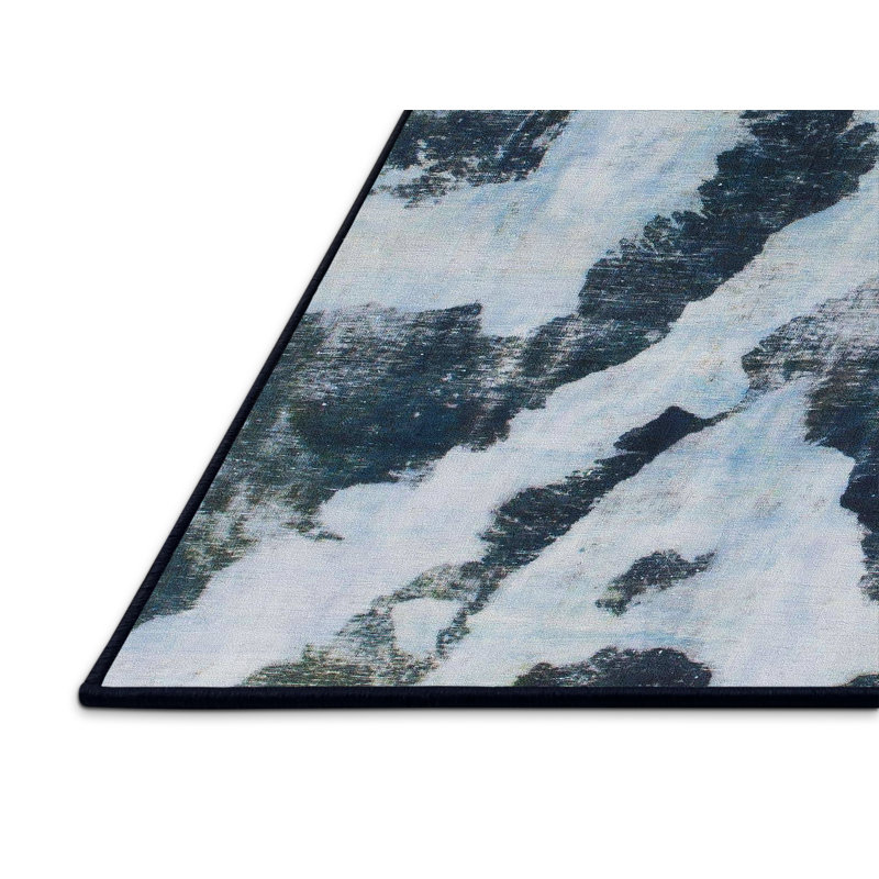 Tapis abstrait moderne 882, Tapis de couloir 2 pi x 5 pi