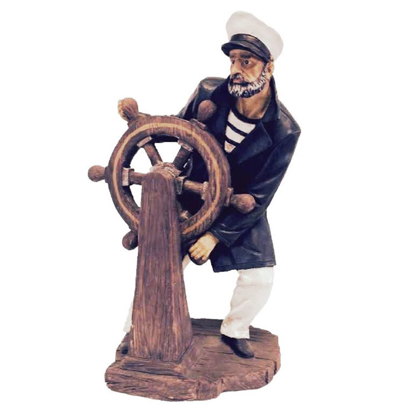Life's a Beach Sea Captain Statue