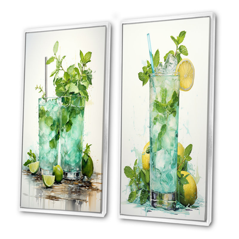 Ensemble de salon Julep Jubilee Mojito, Cadre blanc, H 28 po x l 25 po