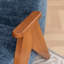 Fauteuil en bois massif de chenille l 27,5 po Kyajah -1679152503