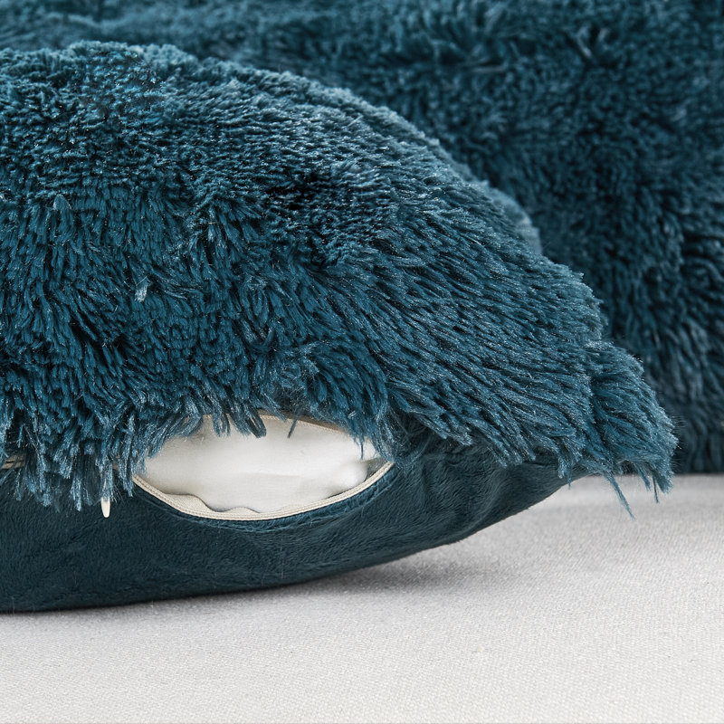 Square Euro Cushion Cover, Teal