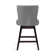 Lexys Swivel Upholstered 26'' Counter Stool with Solid Wood Frame (Set of 6)