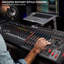 Contrôleur de mixage audio à 5,1 canaux Bluetooth Pyle 8 canaux - 380 effets DSP préréglés - Interface USB - 6 entrées micro / ligne XLR - AUX - MP3 - Prise casque - Alimentation fantôme + 48 V - Dégagement pour la tête - PMX648