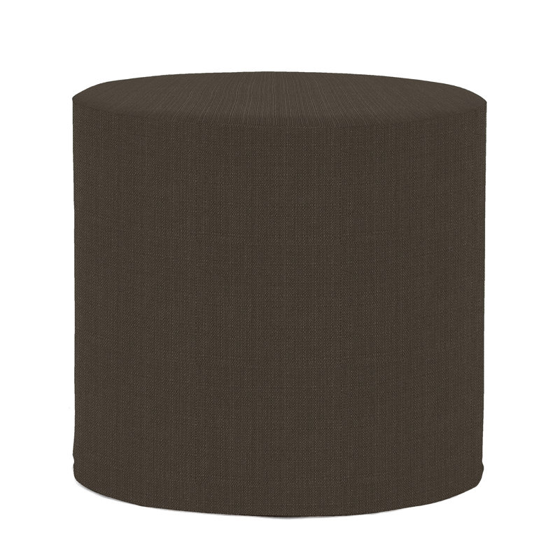 Contreras Upholstered Ottoman, Charcoal