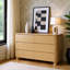 Commode rectangulaire à 6 tiroirs en bois l 60 po Mari
