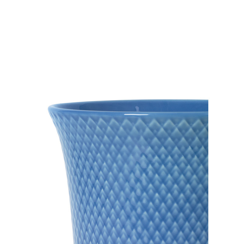 Pot en porcelaine Rhombe, Bleu
