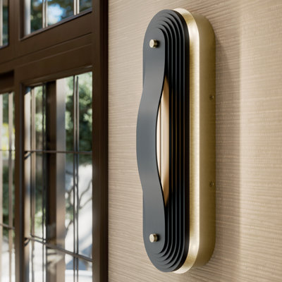 Tauri 17.5" Medium LED Wall Sconce in Champagne Bronze