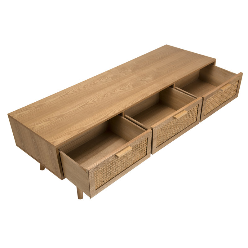 Chattooga Unfinished TV Stand for TVs up to 50", Oak