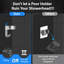High Pressure Double Shower Heads For Two People - Adjustable Two Showerhead System With 3 Flow Settings Fits 2 Person Bathroom-122060971